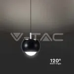 V-TAC VT-10077 9W LED Висяща Лампа (10*10*100см) Черно 4000K