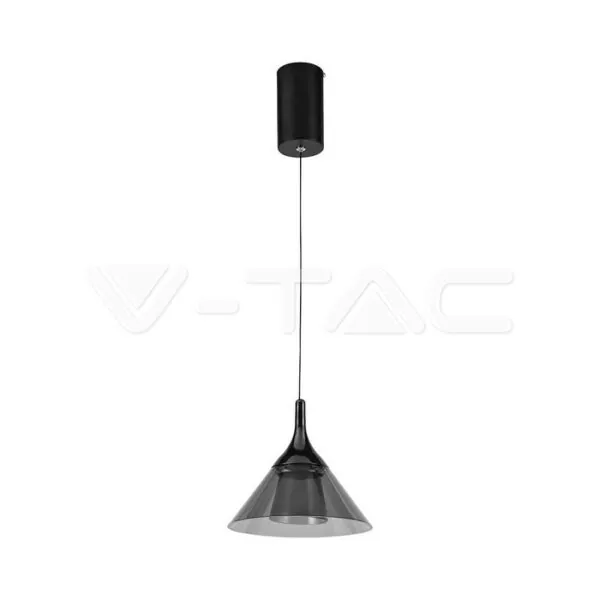 V-TAC VT-10081 9W LED Висяща Лампа (19.5*17.5*100CM) Черно 4000K
