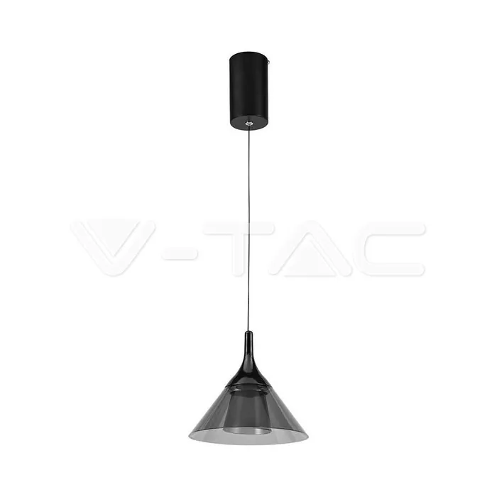 V-TAC VT-10082 9W LED Висяща Лампа (19.5*17.5*100CM) Черно 3000K