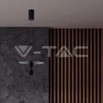 V-TAC VT-10084 9W LED Висяща Лампа (30*320*100CM) Черно Тяло 4000K