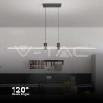 V-TAC VT-10088 19W LED Висящ Осветител Със Спот Черен 4000K