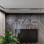 V-TAC VT-10261 12W LED Магнитен Линеен Спот Регулируем 3000K Черно Тяло