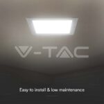 V-TAC VT-10488 18W LED Backlit Панел Квадрат 6500К