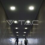 V-TAC VT-10497 12W LED Панел Външен Монтаж Квадрат 6400К