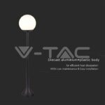 V-TAC VT-11827 Наземна Лампа Топка 1*27 Черен Опал