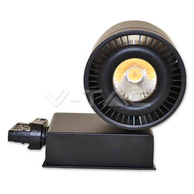 V-TAC VT-1235 33W LED COB CRI>95 Прожектор Релсов Монтаж черно Тяло Бяла Светлина