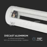 V-TAC VT-128325 10W LED Наземна Лампа Бяло Тяло 80см 3000К