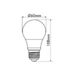 Vito 1513940 Лед Крушка BASIS A60 6400K IP20 8.8W E27 220V