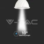 V-TAC VT-20028 LED Крушка SAMSUNG Чип GU10 6W Пластик 10° 6400K