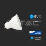 V-TAC VT-20027 LED Крушка SAMSUNG Чип GU10 6W Пластик 10° 4000K