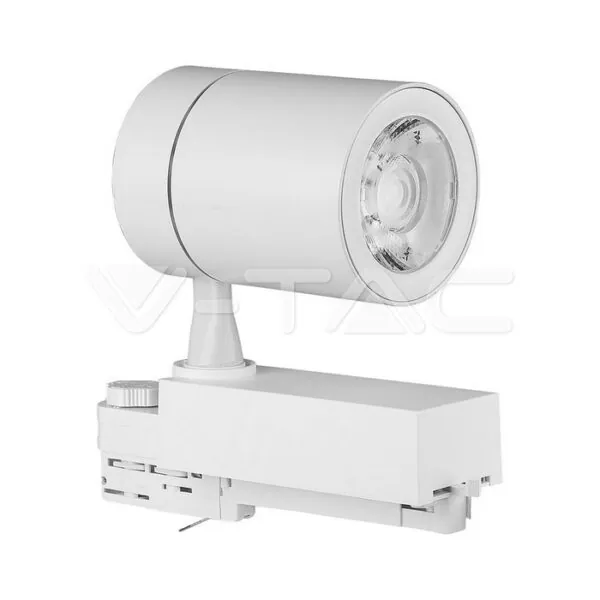 V-TAC VT-211256 35W LED Прожектор Релсов Монтаж Бяло Тяло 4000K