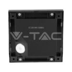 V-TAC VT-211323 2W LED   за Стъпала Черно Тяло Квадрат 3000К