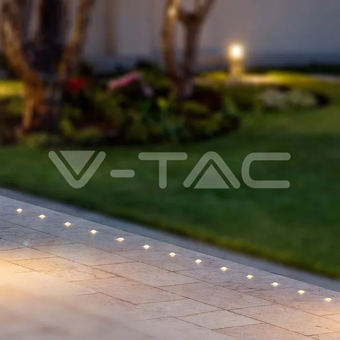 V-TAC VT-211467 1W LED Осветител за Стъпала Бял Двупосочен 6400К