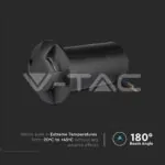 V-TAC VT-211470 1W LED Осветител за Стъпала Черен Четирипосочен 3000К