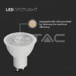 V-TAC VT-21190 LED Крушка SAMSUNG Чип 6.5W GU10 38° 4000K