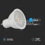 V-TAC VT-21200 LED Крушка SAMSUNG Чип 6W GU10 Димираща 110° 6500K