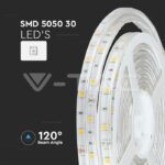 V-TAC VT-212352 LED Strip Set SMD5050 30 LEDs RGB IP65 /212155+3239+3625/