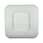 V-TAC VT-213971 40W Пендел/Плафон Квадрат 3 Цветен D:460*460*95 Димиращ Бял