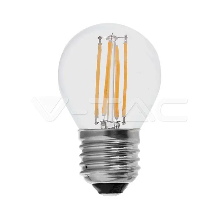 V-TAC VT-214306 LED Крушка 4W Филамент E27 G45 3000К