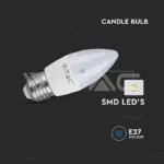 V-TAC VT-2143421 LED Крушка 6W E27 Кендъл 3000K