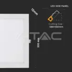 V-TAC VT-216431 36W LED Premium Панел Квадрат 6400K