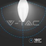 V-TAC VT-217264 LED Крушка 4.5W E14 Кендъл 4000K 3 бр./блистер