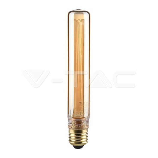 V-TAC VT-217473 LED Винтидж Филамен крушка 2W E27 T30 Амбър 3000K