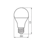 Kanlux 22948 ЛЕД Лампа RAPIDv2 LED E27 220V 9.5W 4000K