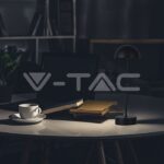 V-TAC VT-23093 3W LED Настолна Лампа 3000K Черно Тяло