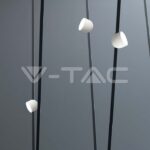 V-TAC VT-23107 12W LED Магнитен Осветител Въже 120`D 3000K Пясъчно Бяло Тяло 3 Години Гаранция