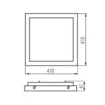 Kanlux 24641 ЛЕД Плафон TYBIA LED 220V 38W 4000K IP20