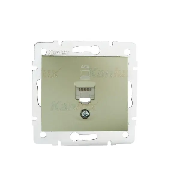 Kanlux 25049 Единично компютърно гнездо (RJ45Cat 6 Jack) DOMO