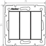 Kanlux 25195 Троен ключ LOGI