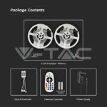 V-TAC VT-2630 LED Лента RGB Сет SMD5050 300LED 2 x 5м. Дистанционно + Адаптер