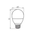 Kanlux 26764 ЛЕД Лампа BILO HI LED E27 220V 8W 3000K