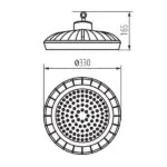 Kanlux 27156 ЛЕД осветително тяло high bay HB PRO LED HI 220V 150W 4000K