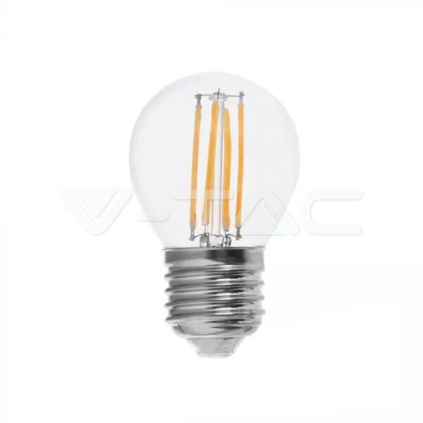 V-TAC VT-2853 LED Крушка 6W Филамент E27 G45 6400К 130lm/W