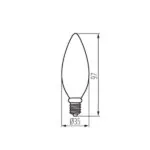 Kanlux 29621 ЛЕД Лампа XLED C35M E14 220V 4.5W 4000K