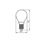 Kanlux 29628 ЛЕД Лампа XLED G45M E14 220V 6W 2700K