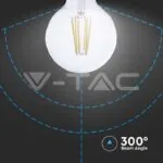 V-TAC VT-2994 LED Крушка 4W Филамент E27 G95 3000K