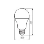 Kanlux 31164 Източник на светлина A60 E27. 4000K 10W 220V