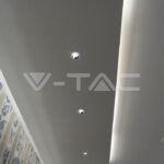 V-TAC VT-3119 GU10 Гипсова Отливка Квадрат Хромиран Ринг