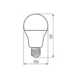 Kanlux 31204 ЛЕД Лампа A60 LED E27 220V 9.5W 3000K