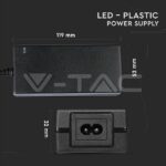 V-TAC VT-3264 LED Захранване 60W 24V 2.5A IP44 Пластик