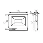 Kanlux 33201 ЛЕД Прожектор ANTEM LED 220V 20W 4000K IP65