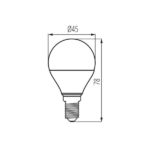 Kanlux 33761 ЛЕД Лампа IQ-LED LIFE E14 220V 4.2W 4000K