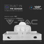 V-TAC VT-458 30W LED Прожектор Сензор SAMSUNG Чип Бяло Тяло 4000K