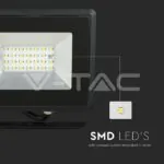 V-TAC VT-5992 20W LED Прожектор E-Series Черно Тяло Червен IP65