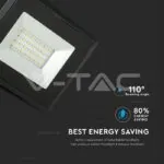 V-TAC VT-5992 20W LED Прожектор E-Series Черно Тяло Червен IP65