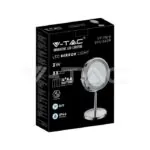 V-TAC VT-6629 3 LED Огледало Настолно 4 x AA Батерии Тяло Никел